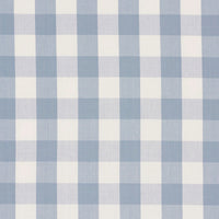 Schumacher Camden Cotton Check Sky Fabric 63048