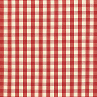 Schumacher Elton Cotton Check Red Fabric 63054