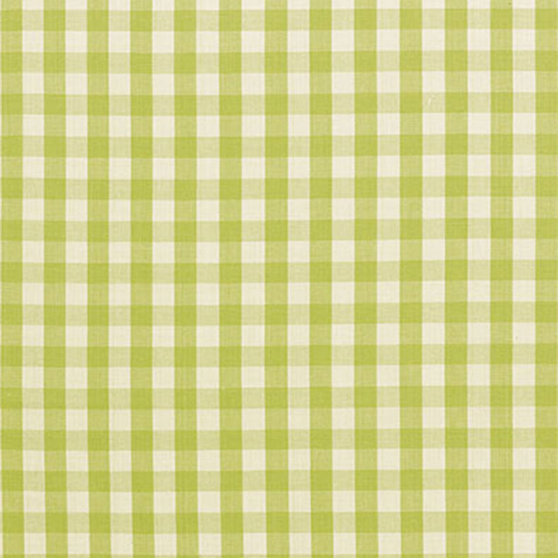 Schumacher Elton Cotton Check Pear Fabric 63055
