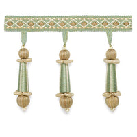 Schumacher Addington Molded Tassel Fringe Mineral Trim 63282