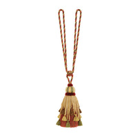 Schumacher Somerset Tie Back Rosewood Trim 63300