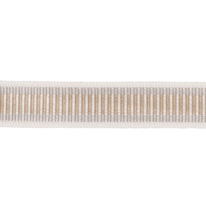 Schumacher Litchfield Braid Dove Trim Sample 63336