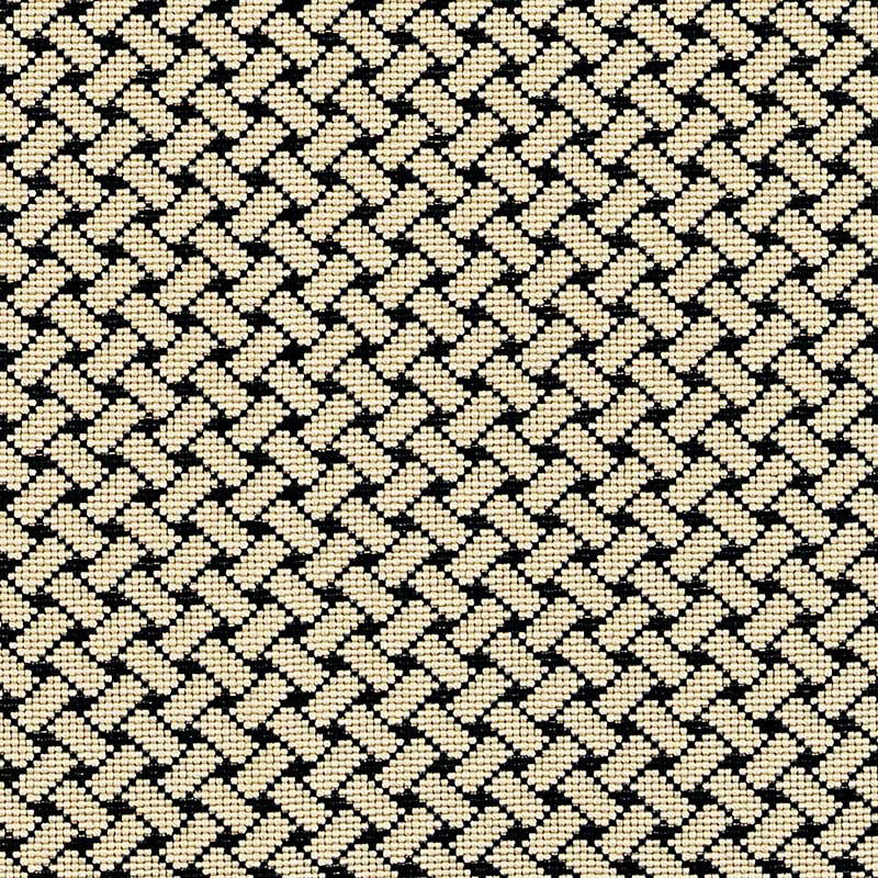 Schumacher Bristol Weave Epingle Noir Fabric 63397