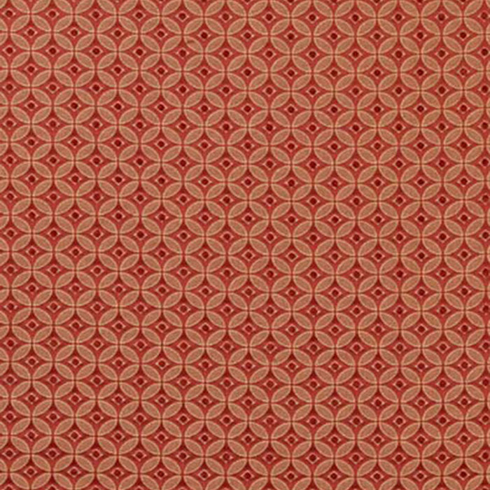 Schumacher Cara Weave Poppy Fabric Sample 63403