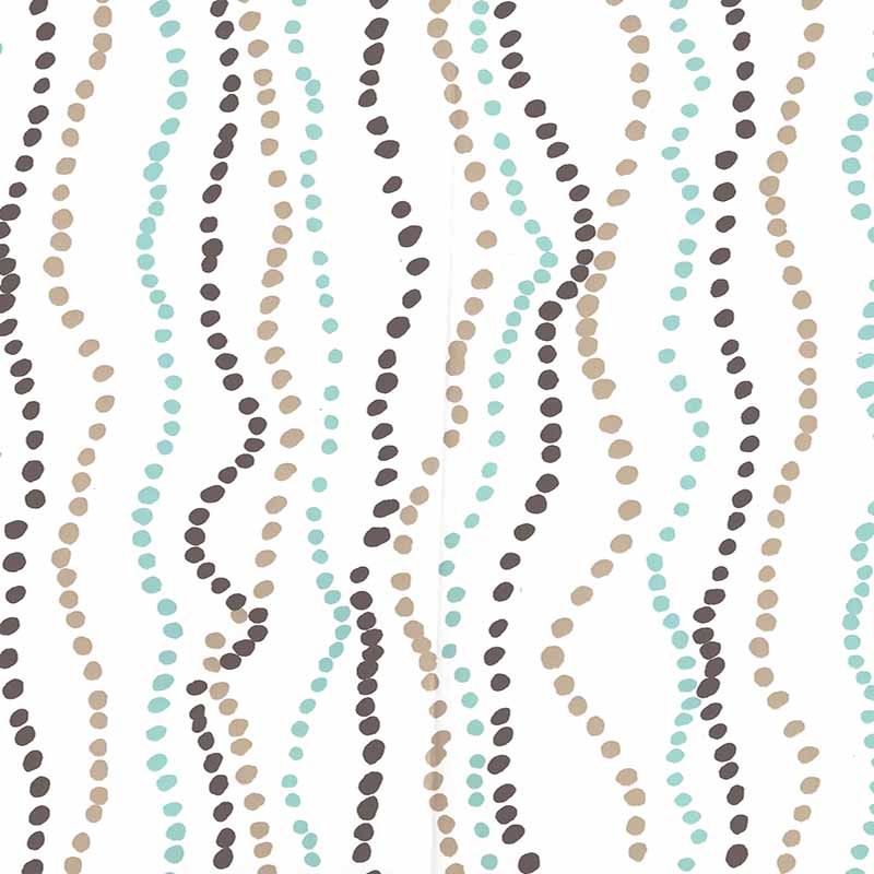 China Seas Ginza Brown Camel Aqua Wallpaper Sample 6370-05WWP