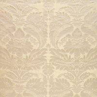 Schumacher Bennet Silk Damask Platinum Fabric 63734