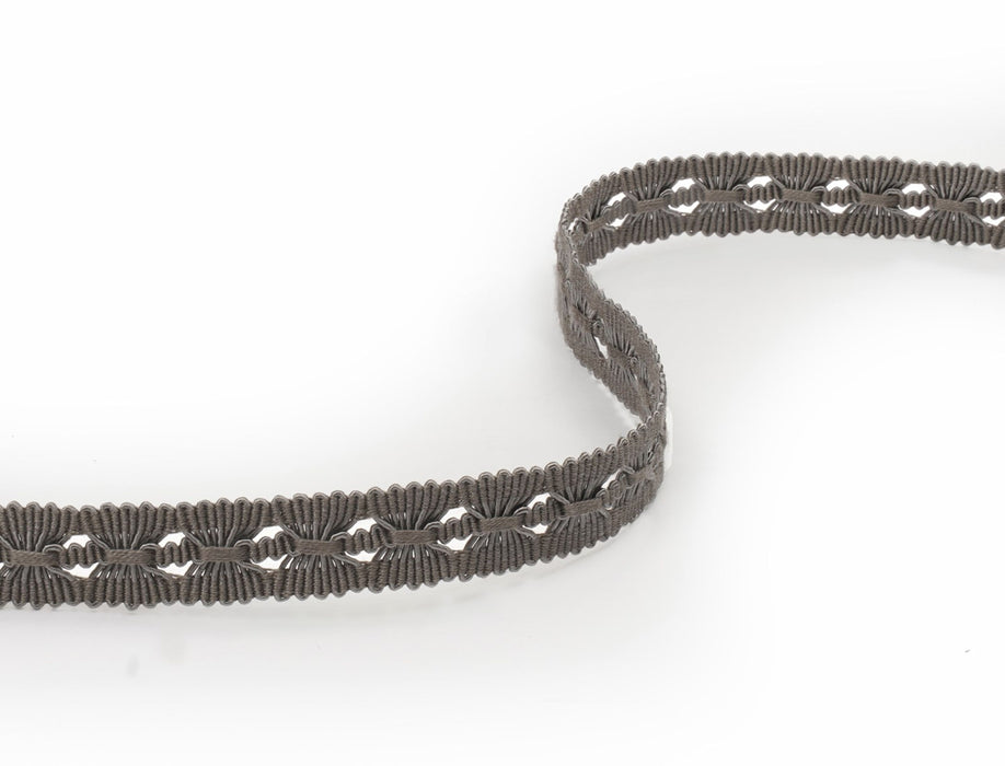 Jim Thompson Ornamenta Gimp Braid  Pewter Trim Sample JT030031011