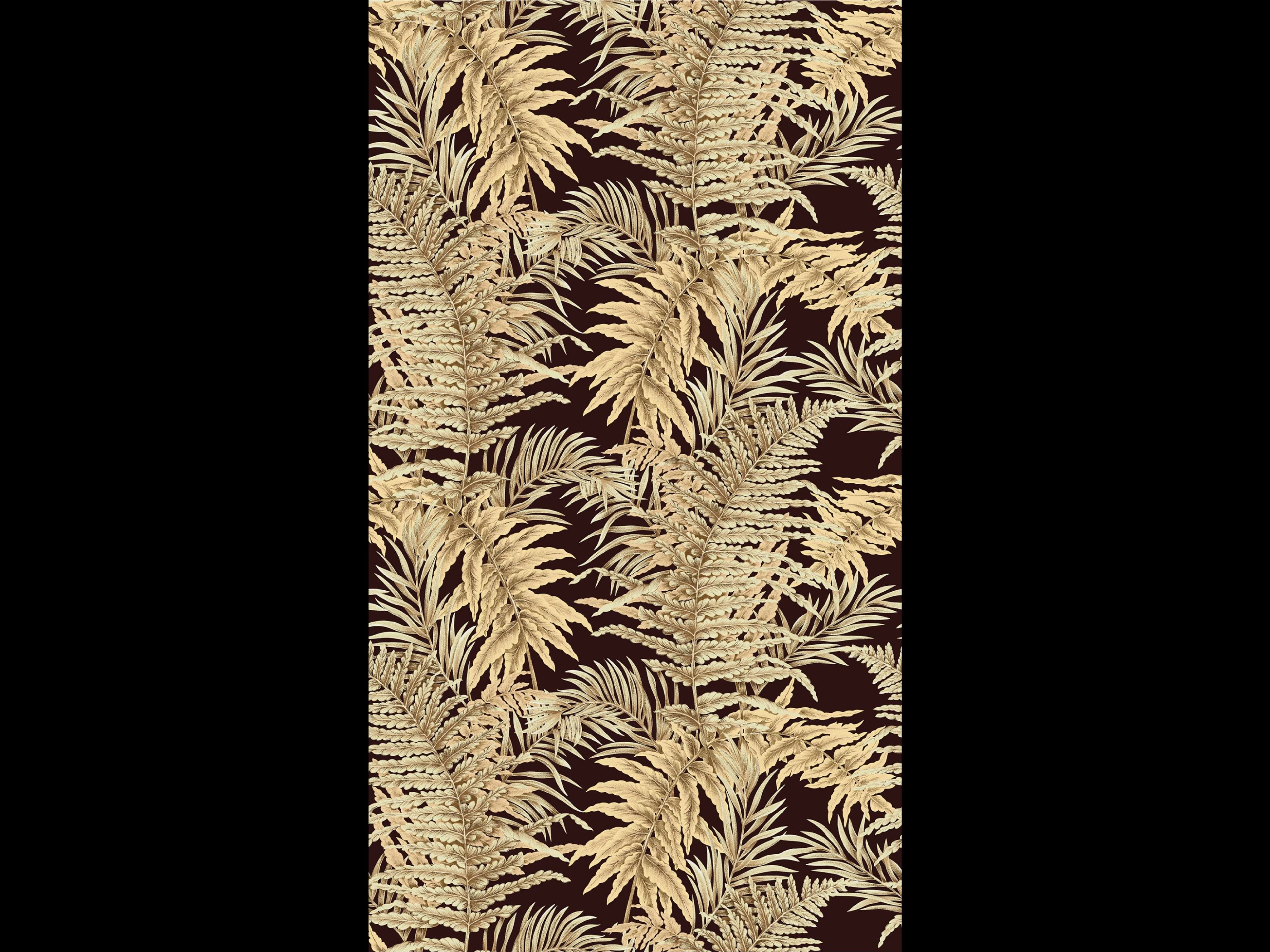 Jim Thompson Royal Fern Espresso Martini Wallpaper Sample JT021086003