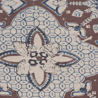 China Seas New Batik New Brown New Navy Fabric 6430T-07