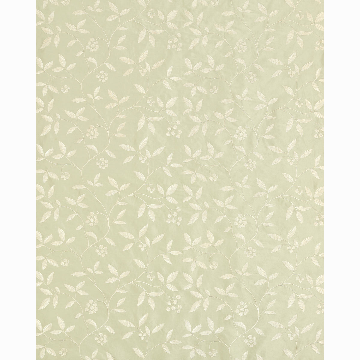 Schumacher Adelaide Embroidery Ciel Fabric Sample 64332