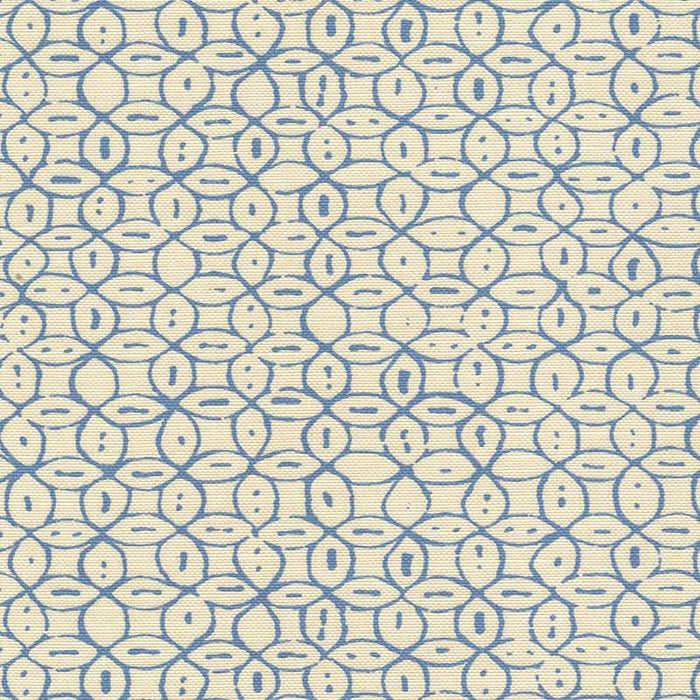 China Seas Melong Batik French Blue Fabric Sample 6450-01