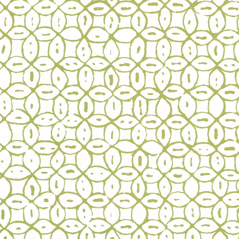 China Seas Melong Batik Jungle Green Wallpaper Sample 6450-04WWP