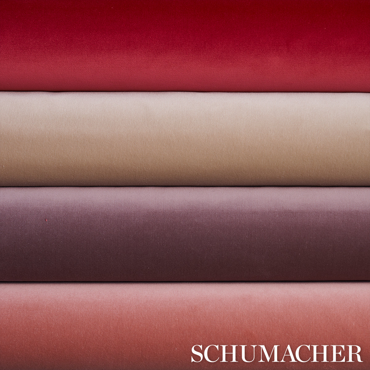 Schumacher Gainsborough Velvet Mauve Fabric 64568
