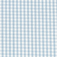 Schumacher Barnet Cotton Check Sky Fabric 64629