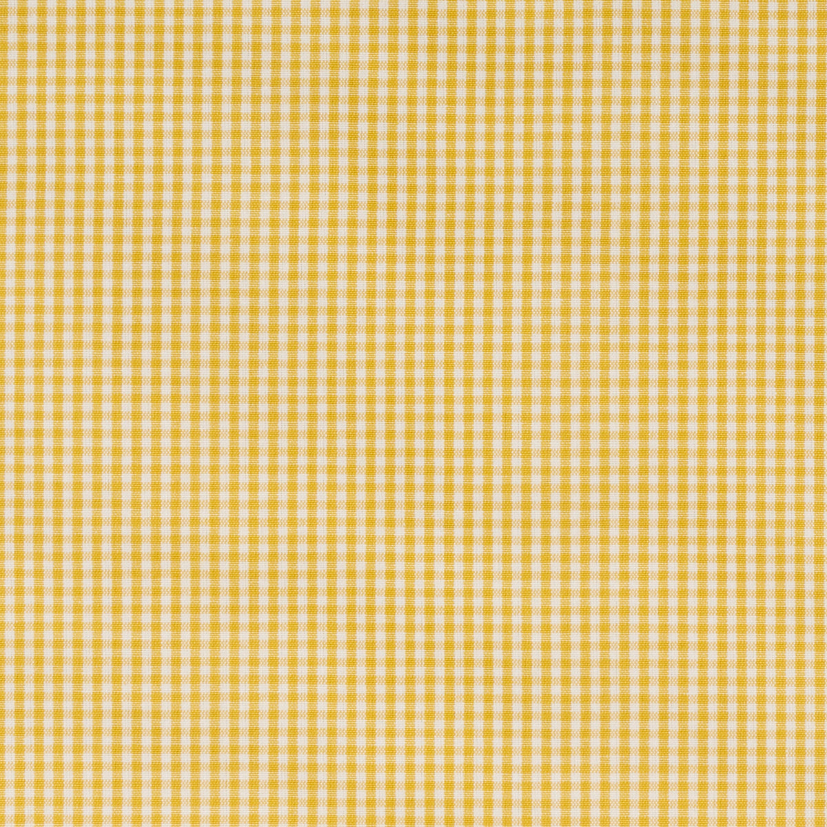 Schumacher Barnet Cotton Check Yellow Fabric 64639