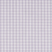 Schumacher Barnet Cotton Check Lilac Fabric 64648