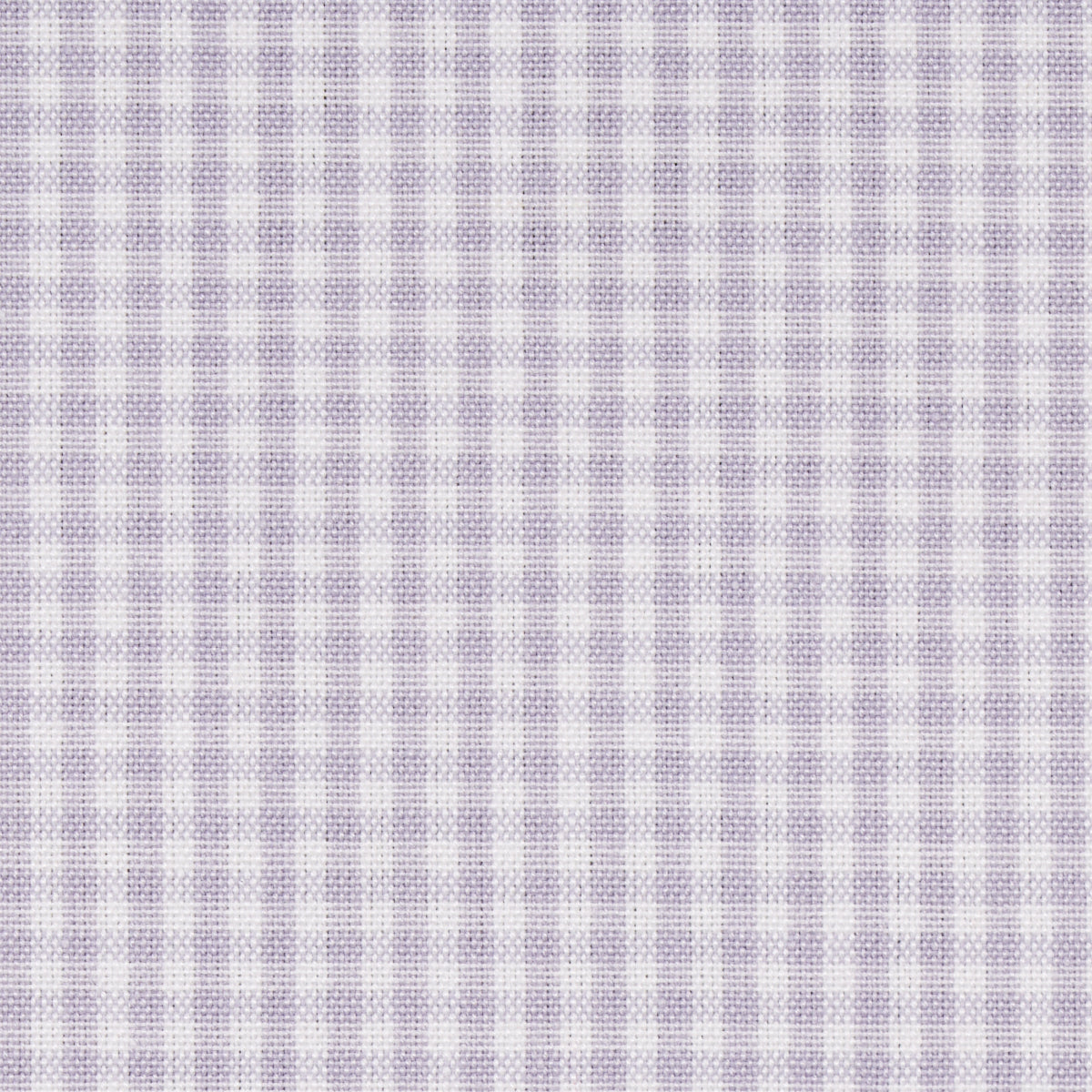 Schumacher Barnet Cotton Check Lilac Fabric Sample 64648