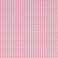 Schumacher Barnet Cotton Check Blush Fabric 64649