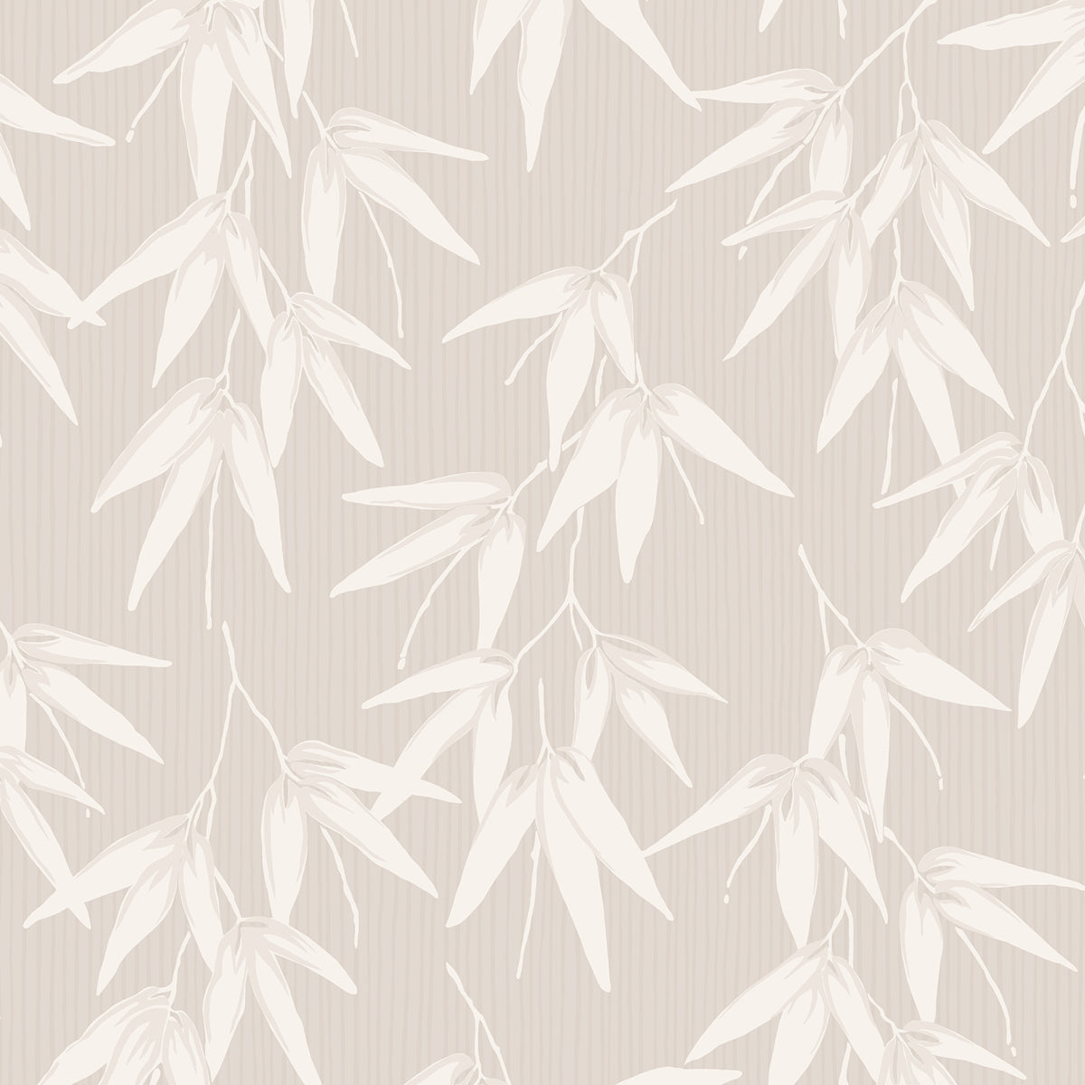 Schumacher Bamboo Garden Stone Shimmer Wallpaper Sample 6468