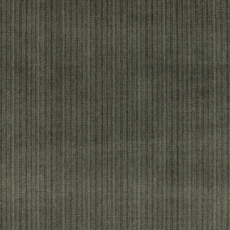 Schumacher Antique Strie Velvet Smoke Fabric 64712
