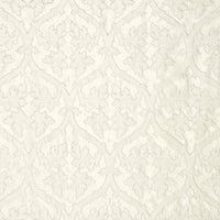 Schumacher Ravenna Embroidery Silver Fabric 64743