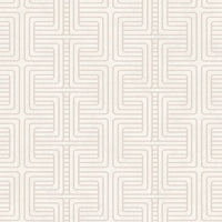 Schumacher Geo Tribe Pearl Wallpaper 6480