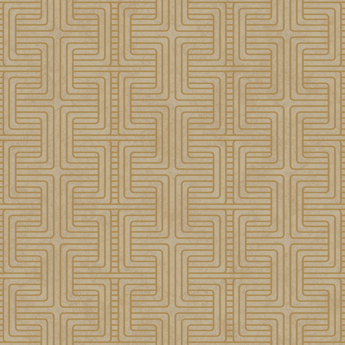 Schumacher Geo Tribe Gold Wallpaper Sample 6481