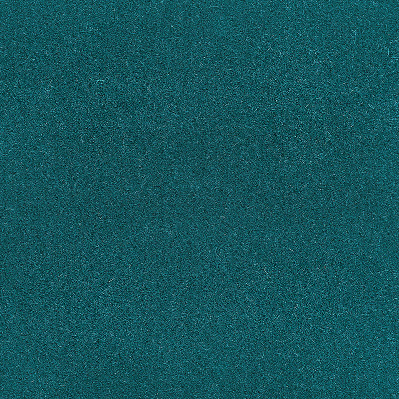 Schumacher Palermo Mohair Velvet Turquoise Fabric Sample 64924
