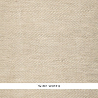 Schumacher Lompret Herringbone Sheer Greige Fabric 65300