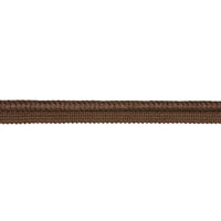 Schumacher Edmond Linen Lip Cord Brown Trim 65412