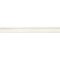 Schumacher Aimee Linen Lipcord Blanc Trim 65430