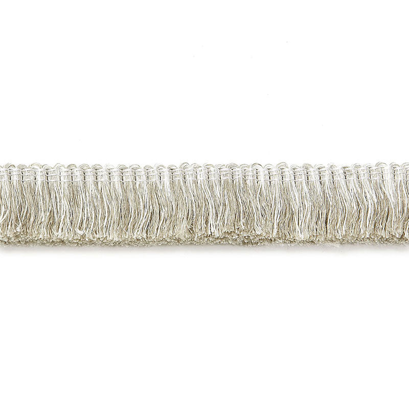 Schumacher Zoe Linen Ruche Flax Trim Sample 65441