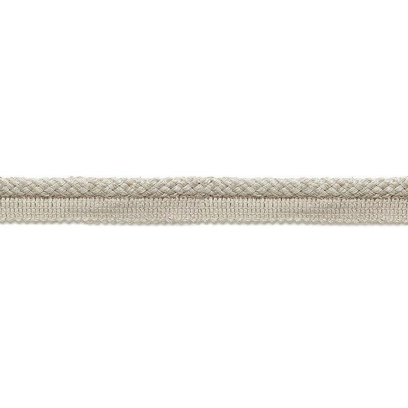 Schumacher Henri Braided Lipcord Greige Trim Sample 65521