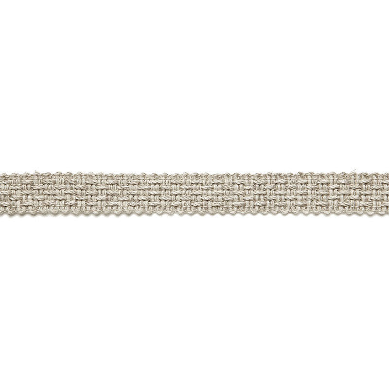 Schumacher Bertrand Linen Braid Linen Trim Sample 65532