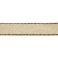 Schumacher Rene Linen Tape Greige Trim 65570