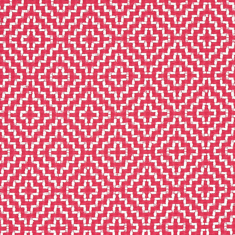 Schumacher Soho Weave Raspberry Fabric Sample 65620