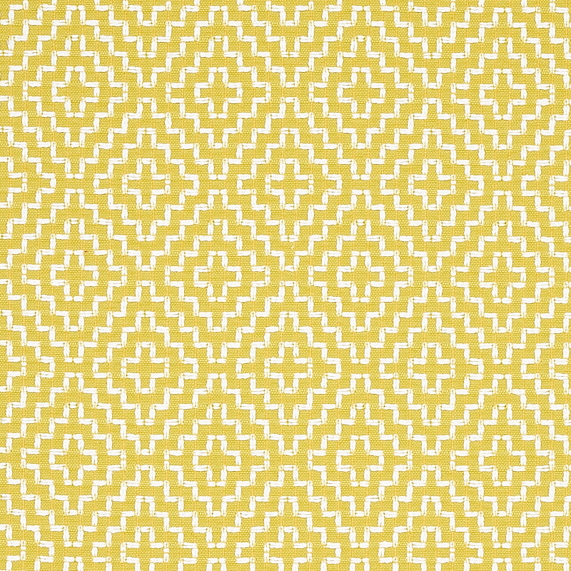 Schumacher Soho Weave Citron Fabric Sample 65622