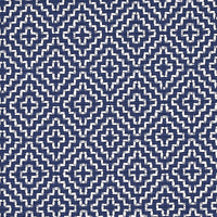 Schumacher Soho Weave Navy Fabric 65627