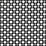 Schumacher Betwixt Black / White Fabric Sample 65683