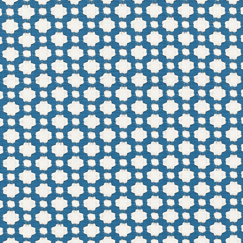 Schumacher Betwixt Water/Natural Fabric Sample 65686