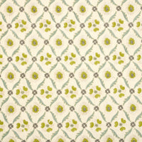 Schumacher Claremont Embroidery Chartreuse Fabric 65741