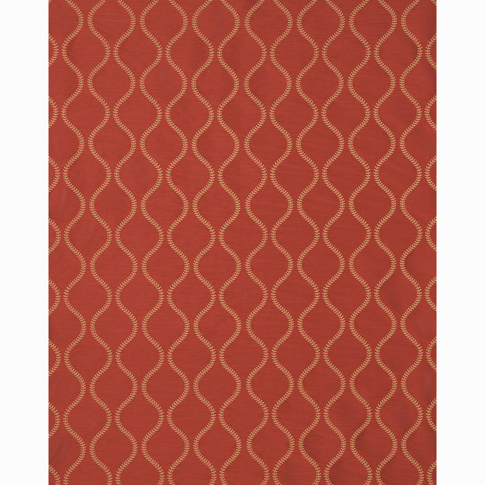 Schumacher Agadir Embroidery Spice Fabric Sample 65754