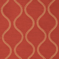 Schumacher Agadir Embroidery Spice Fabric 65754