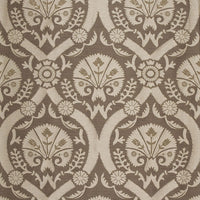 Schumacher Taza Damask Chanterelle Fabric 65772
