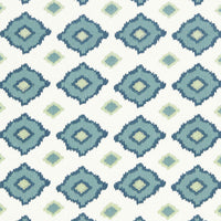 Schumacher Sikar Embroidery Sky Fabric 65782