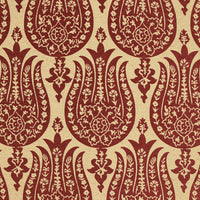 Schumacher Izmir Chenille Red Earth Fabric 65862