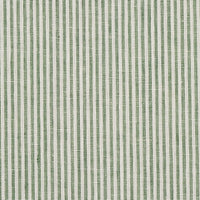 Schumacher Wesley Ticking Stripe Green Fabric 65986