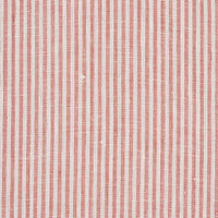 Schumacher Wesley Ticking Stripe Coral Fabric 65988
