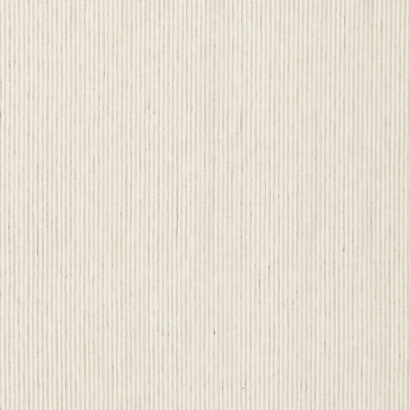 Schumacher Mackay Linen Stripe Sheer Pebble Fabric Sample 65992