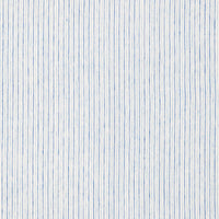 Schumacher Mackay Linen Stripe Sheer Sky Fabric 65993